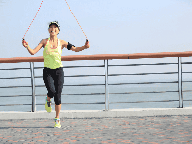 Nhảy dây giúp tăng cường sức khỏe và sự dẻo dai