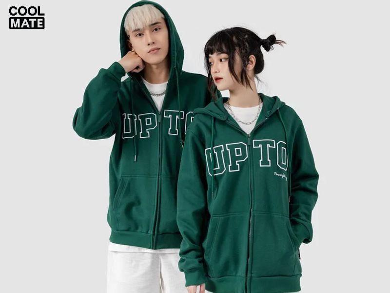 Hoodie zip local brand kết hợp với áo thun ngắn tay/dài tay