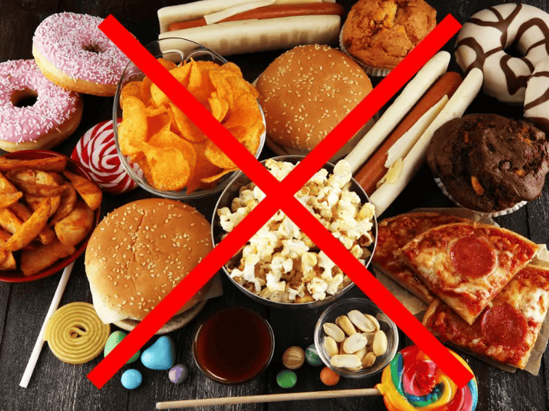 Các nhóm thực phẩm nên hạn chế khi giảm mỡ bụng