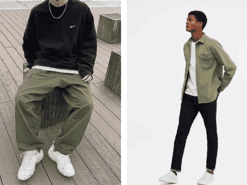 Phối với màu đen – Tương phản đậm chất cá tính