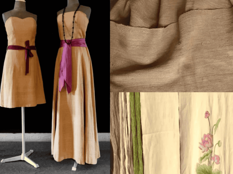 Vải lụa tơ sen: mềm mại, bền vững, chống tia UV, nhưng rất đắt