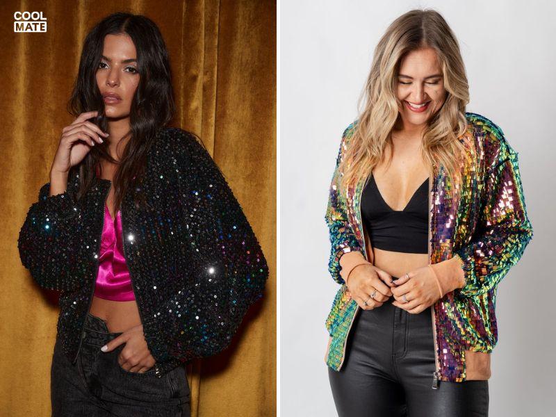 Áo khoác sequin