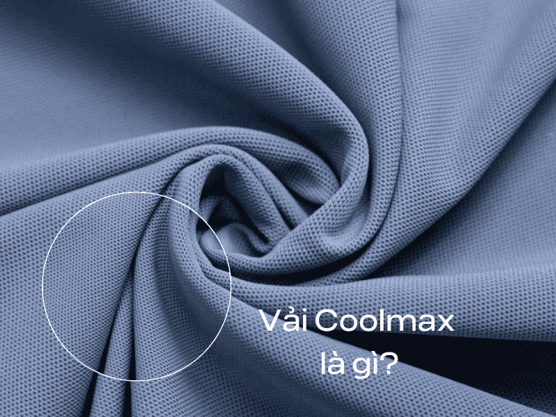 Vải Coolmax được pha trộn từ c&aacute;c sợi Polyester