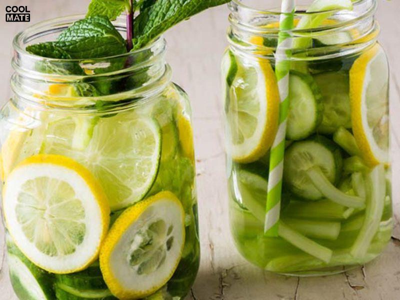 Tác dụng uống nước dưa leo và chanh 