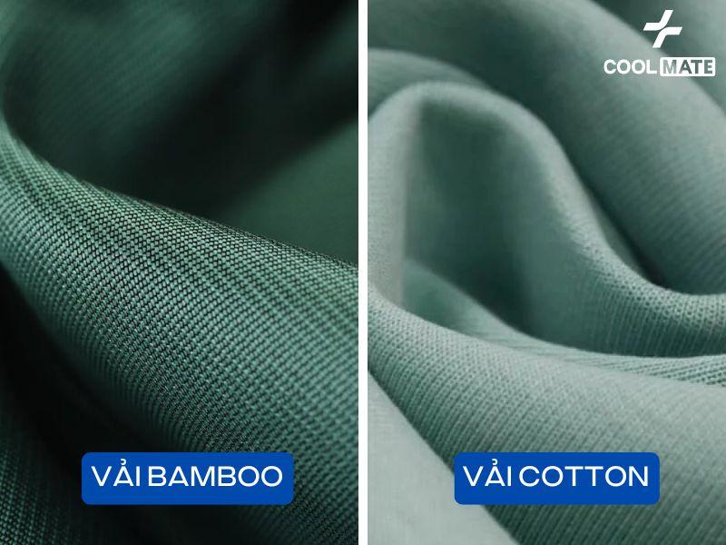 vải bamboo và vải cotton 