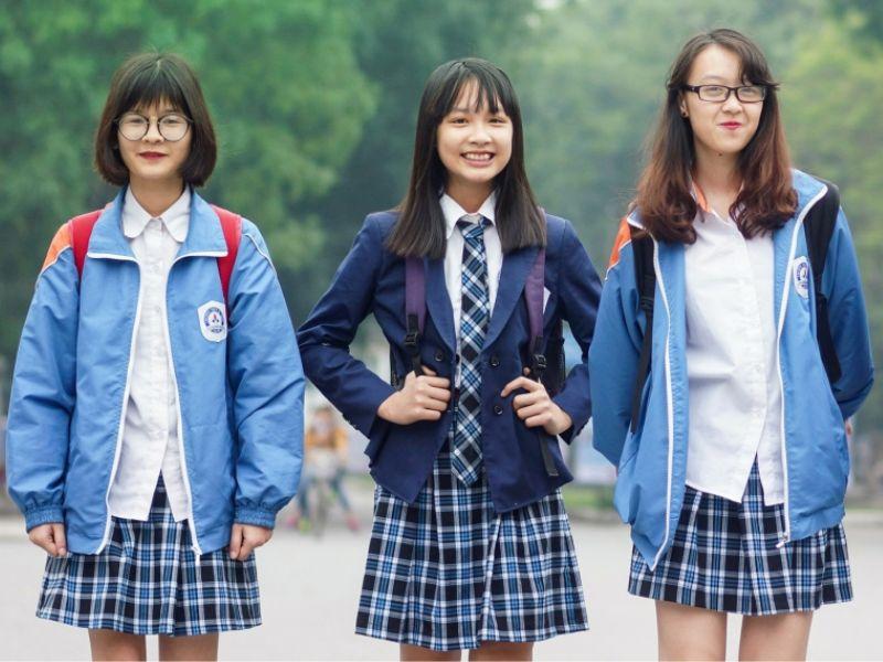 Áo khoác học sinh vải gió