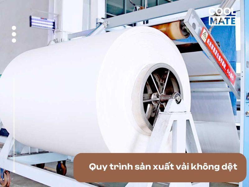 quy trình sản xuất vải không dệt