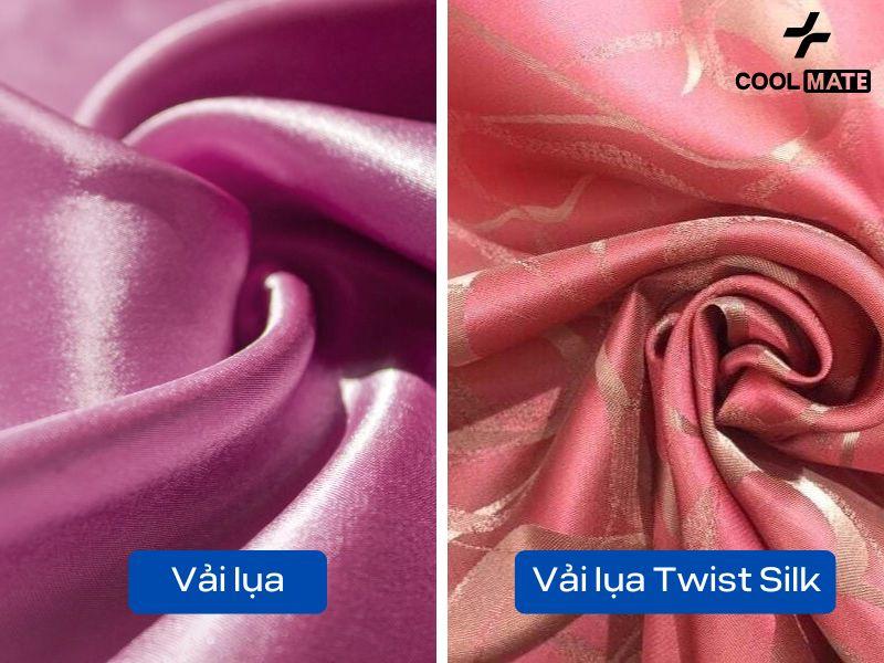 Twist Silk có cấu trúc lụa xoắn độc đáo, mang đến cảm giác mới lạ