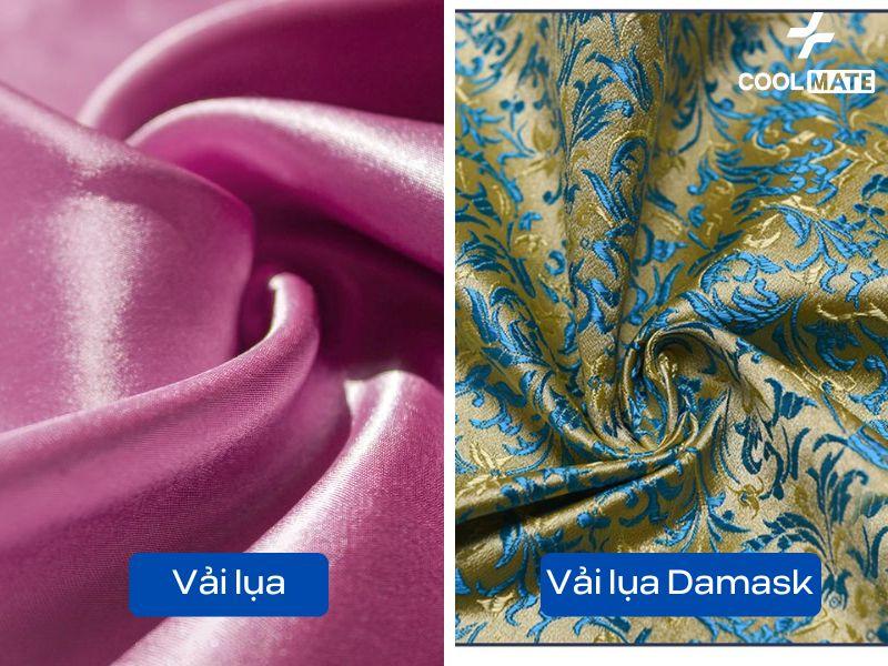 Vải lụa Damask