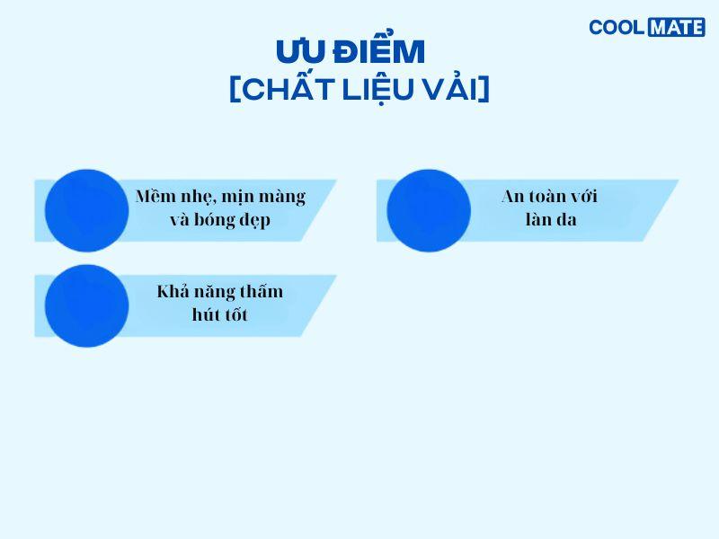Vải lụa có những ưu điểm vô cùng tuyệt vời 