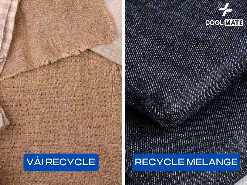 Vải recycle melange thường được sử dụng trong thời trang đường phố