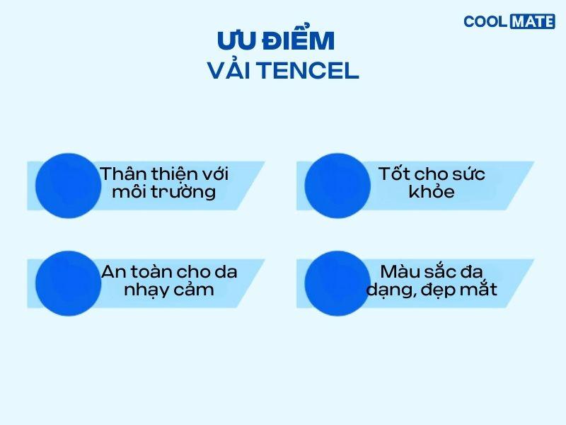 Ưu điểm vải Tencel