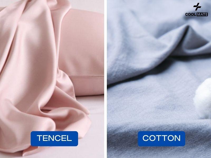 Sự khác nhau của vải Tencel và Cotton
