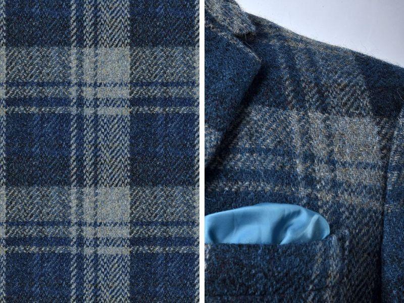 Vải Tweed với họa tiết Check là một lựa chọn phổ biến 