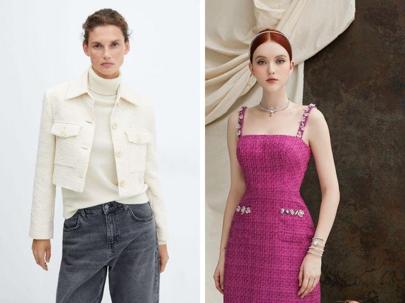 Vải Tweed được biết đến với 6 loại khác nhau