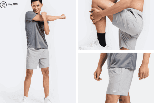  Quần short nam thể thao Movement 7" co giãn