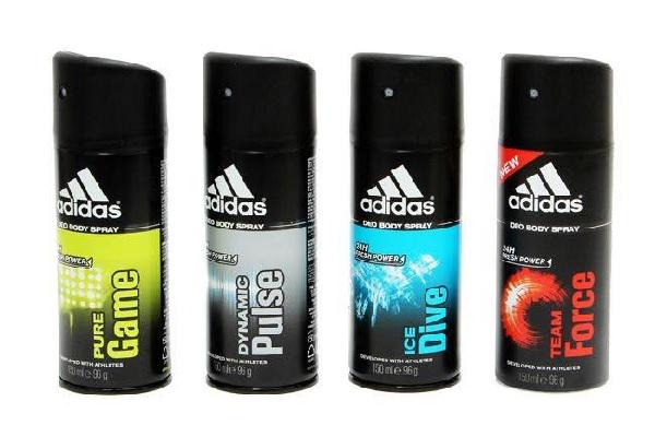 Adidas Body Mist, nhiều mùi hương năng động