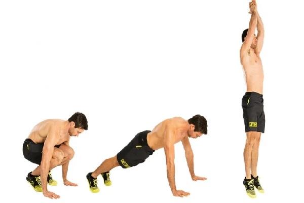 Burpees: Bài tập cường độ cao, đốt cháy calo và tăng cường tim mạch