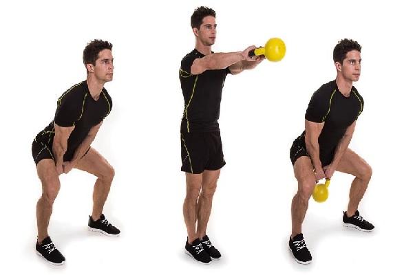 Kettlebell swing: Phát triển cơ đùi sau, mông và vai