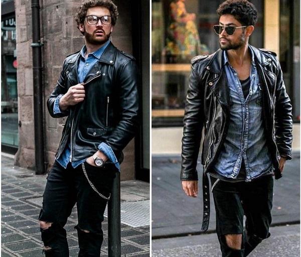 phong-cách-Rock-Chic