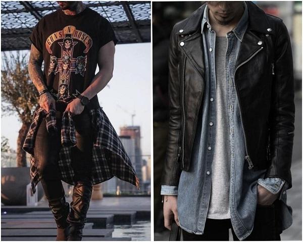 phong-cách-Rock-Chic