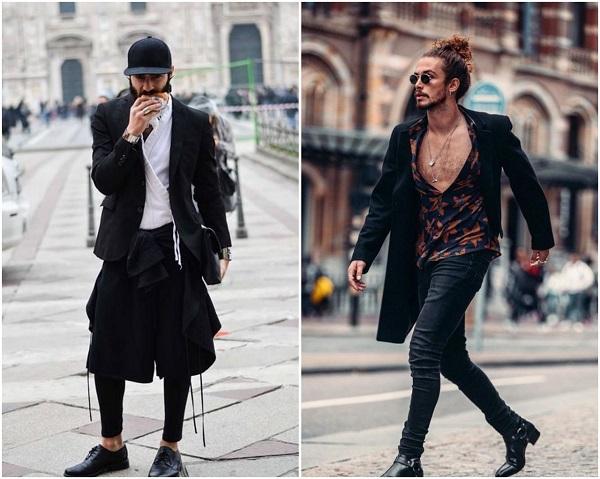 phong-cách-Rock-Chic