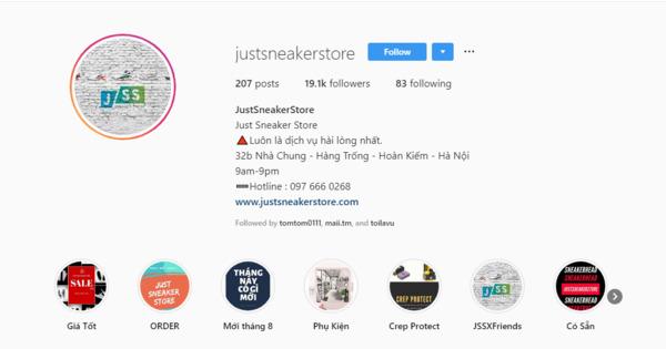 Cửa hàng Just Sneaker Store