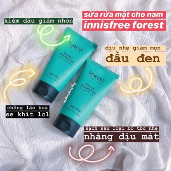 sữa rửa mặt trị mụn cho nam