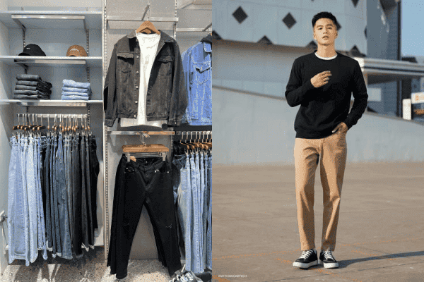 quần baggy jean nam local brand