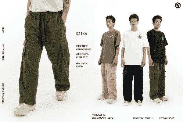 quần baggy nam local brand