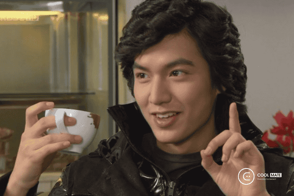 Mái tóc gắn liền với hình ảnh Lee Min Ho trong bộ phim Vườn sao băng