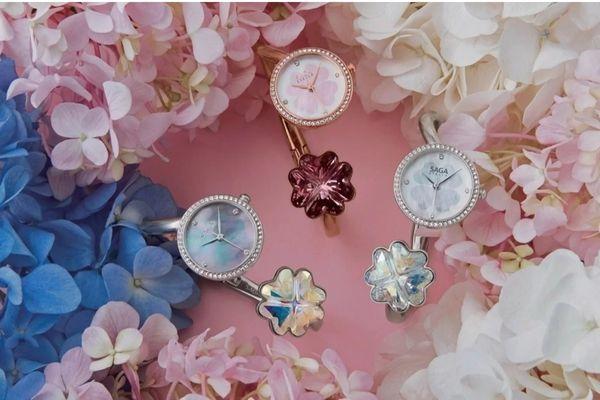 Saga là một thương hiệu đồng hồ cao cấp có đính đá pha lê dành cho nữ