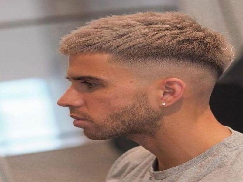 Kiểu tóc Mohican ngắn không vuốt mái ngắn