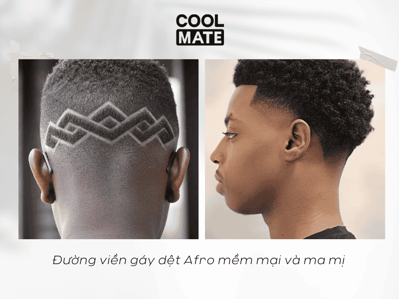 Đường viền gáy dệt Afro, mềm mại và ma mị