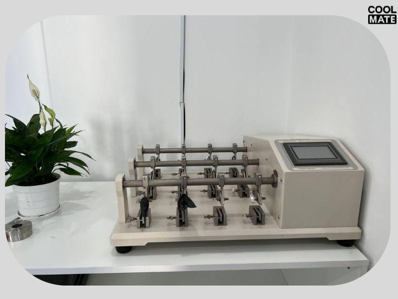 Máy kiểm tra sản phẩm vải dày, vải bố tại Coolmate