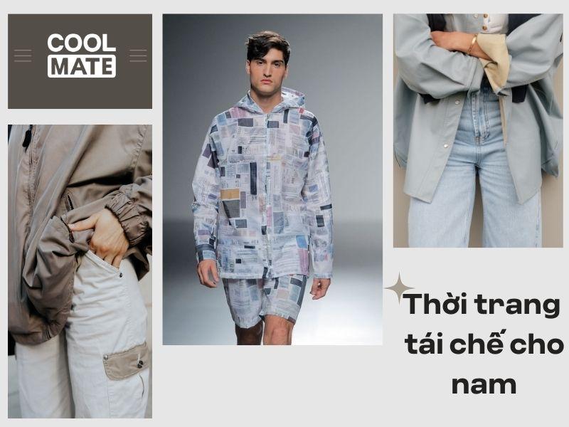 Đồ thời trang tái chế nam: Áo thun, quần jeans và phụ kiện được làm từ vật liệu tái chế