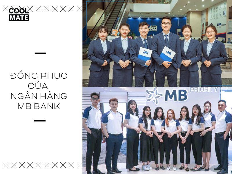 Đồng phục MB Bank: Màu xanh đặc trưng, thiết kế đa dạng