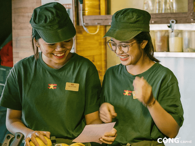 đồng phục quán cà phê 