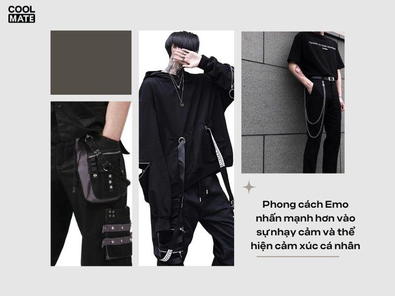 Phong cách Emo nhấn mạnh sự nhạy cảm và thể hiện cảm xúc cá nhân