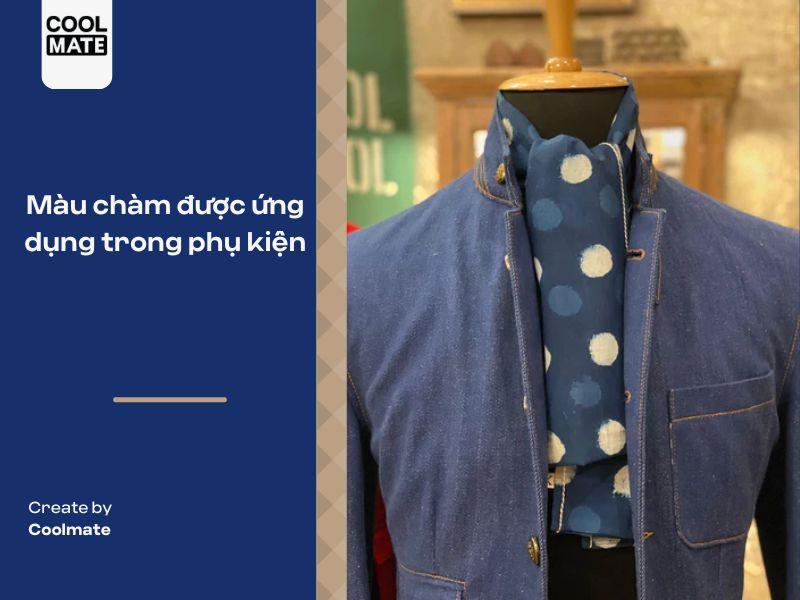 Màu chàm được ứng dụng trong phụ kiện thời trang