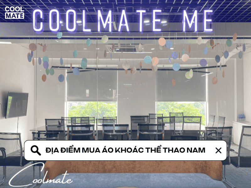 Coolmate - địa chỉ bán áo khoác thể thao nam chất lượng, giá rẻ