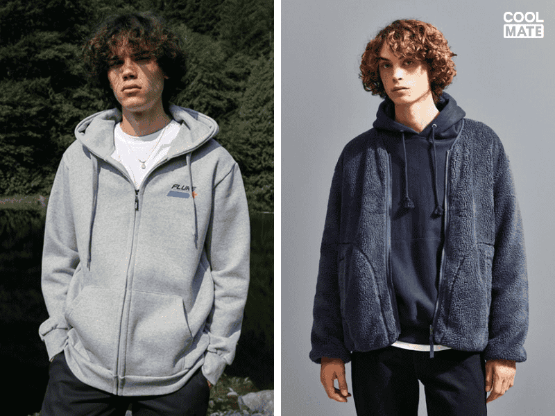 Nâng tầm phong cách với áo khoác nỉ