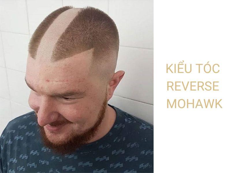 Kiểu tóc Reverse Mohawk cá tính