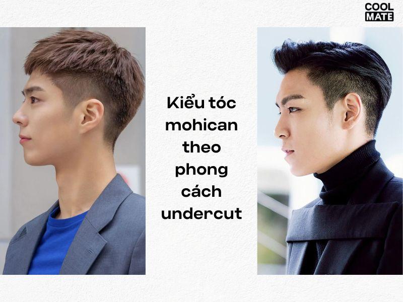 Kiểu tóc mohican theo phong cách undercut