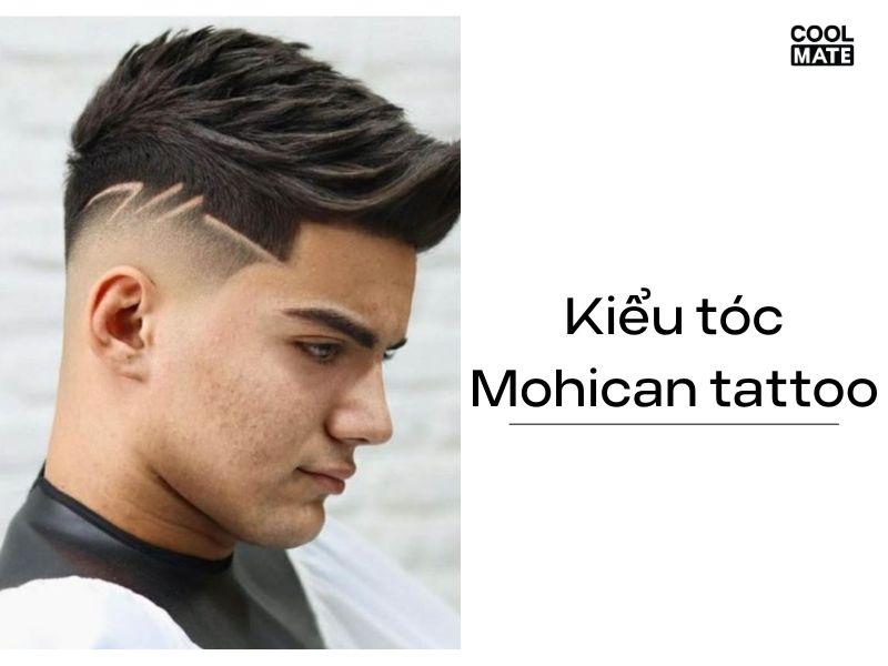 Kiểu tóc Mohican tattoo
