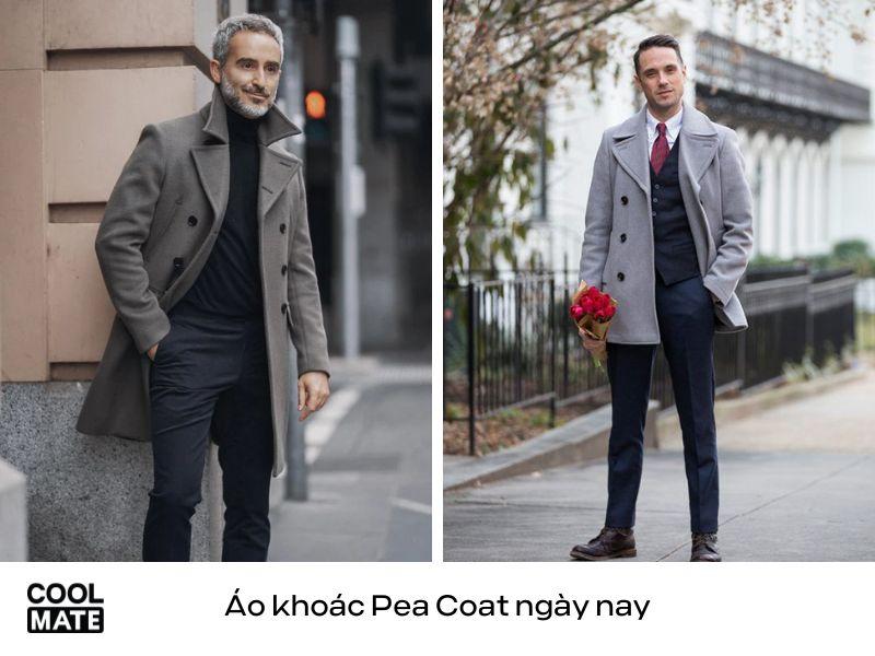 Áo khoác Pea Coat ngày nay
