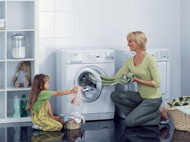 Sử dụng máy giặt có chức năng giặt bằng nước nóng