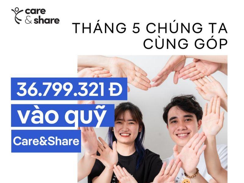 Quỹ Care&share tháng 5