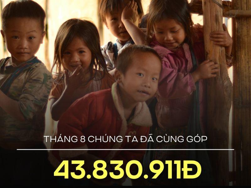 Quỹ care&share tháng 8