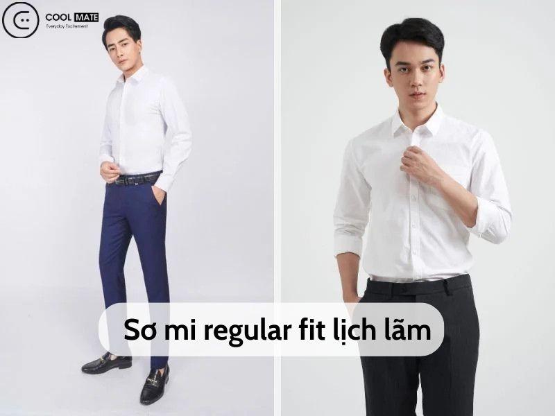 Áo sơ mi regular fit